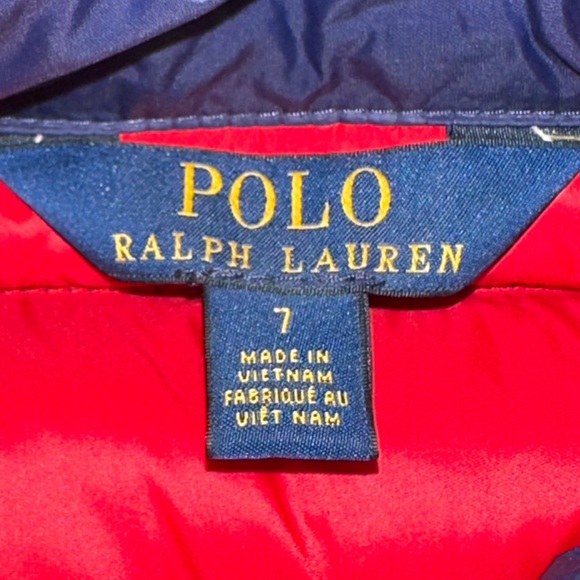 Boys Ralph Lauren Puffer Vest - 7 - Picture 2 of 2
